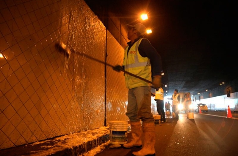 Mantenimiento del Viaducto 24 de Mayo