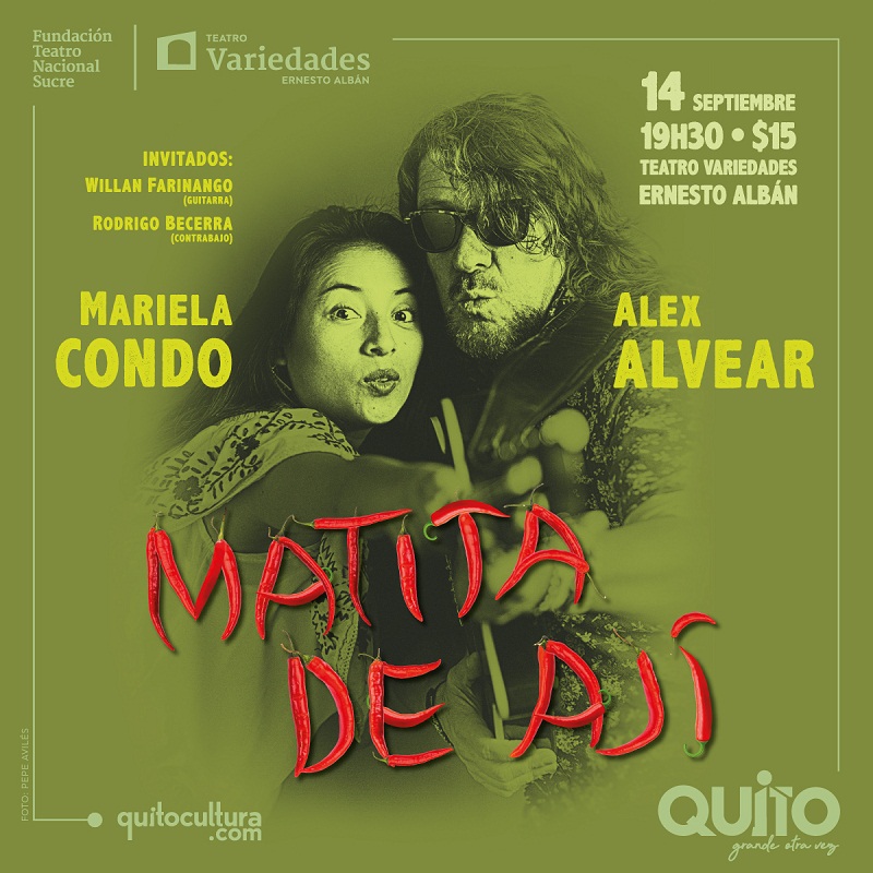 Concierto Matita de ají Mariela Condo y Alex Alvear