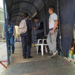 Colocación de parada provisional
