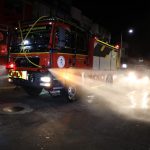 Desinfección Mercado Las Cuadras y calle J
