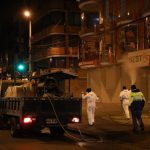 Desinfección Mercado Las Cuadras y calle J