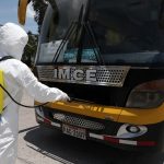 Desinfección unidades de transporte comercial