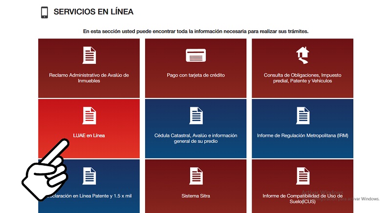 LUAE en línea