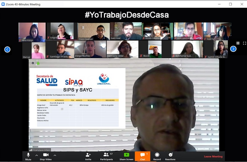 Secretaría de Salud operativa vía Teletrabajo