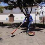 Personal de barrido mantiene limpia la ciudad