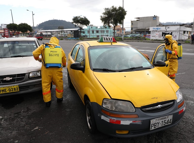 TAXIS DESINFECCIÓN