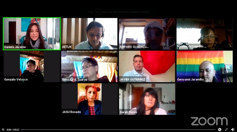 Conversatorio virtual Diversidad Sexo Genérica