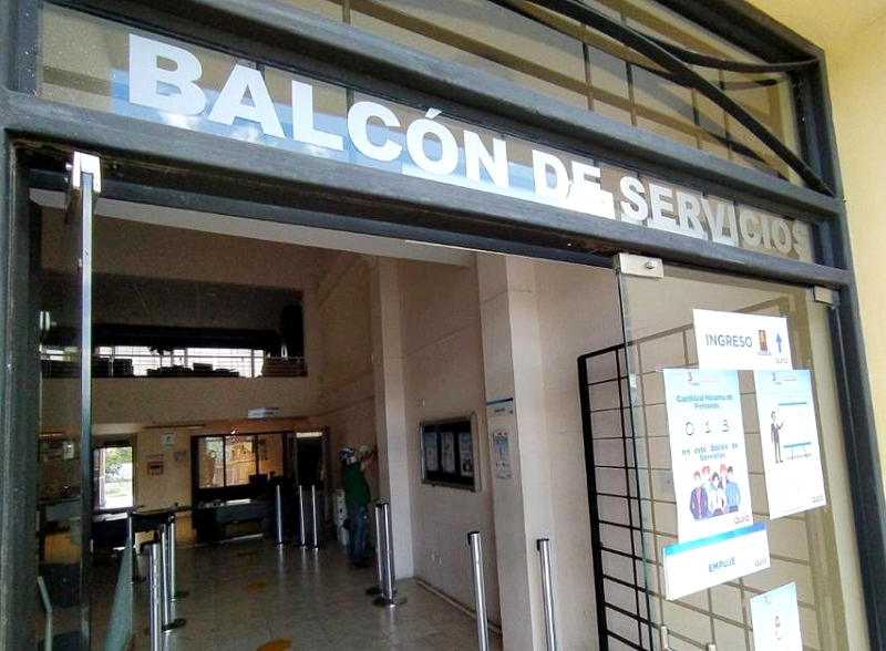 Reapertura balcones de servicio