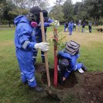Homenaje a soldados azules