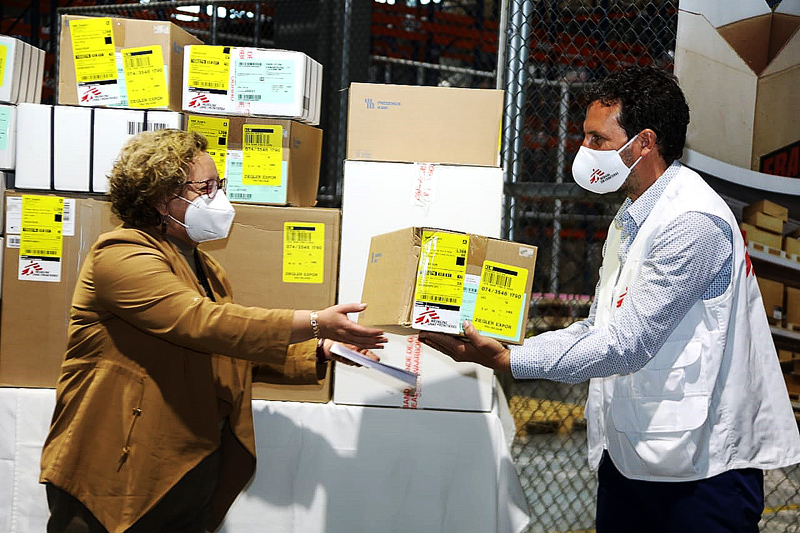 MSF donó insumos médicos a MDMQ