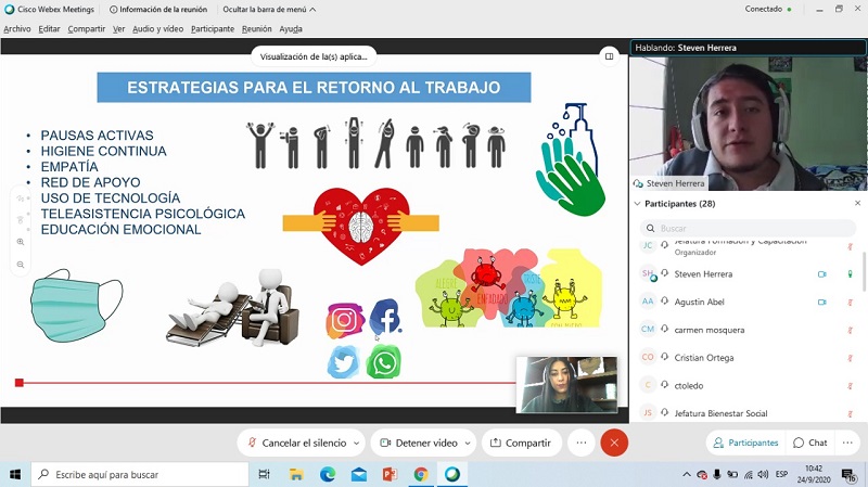 SIPAQ brinda jornadas para ámbitos laborales