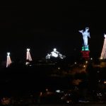 Encendido del pesebre en El Panecillo