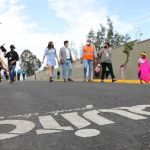 Inauguración vía San José de Morán
