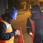 Trabajador agua potable