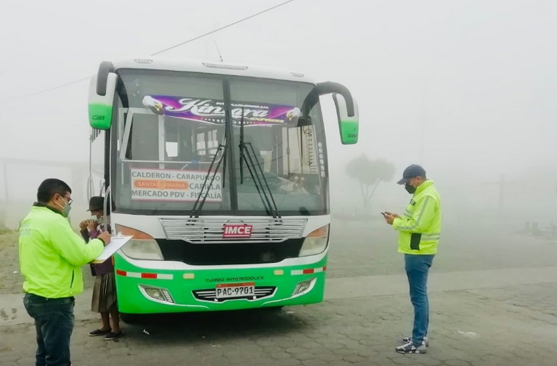 Supervisión transporte público