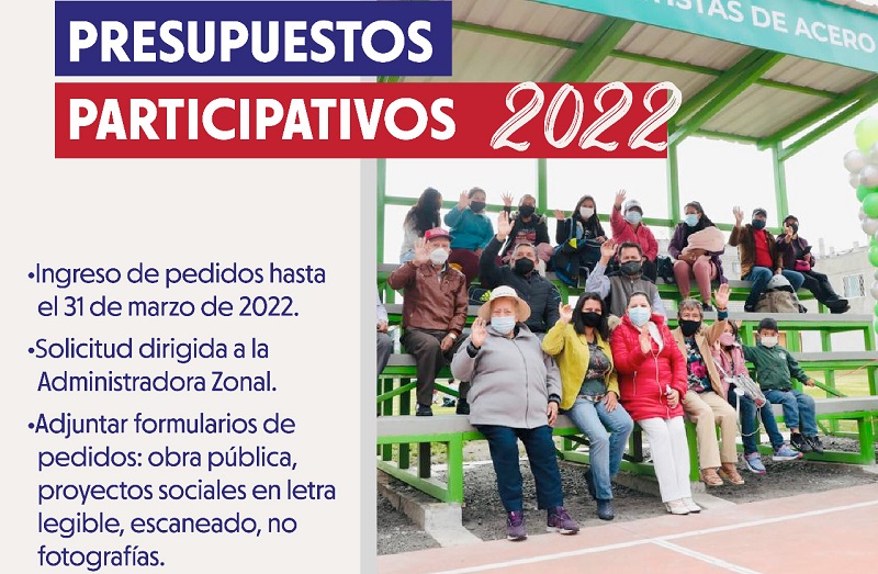 Presupuesto participativo 2022