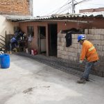 Materiales de construcción entregados a familias de La Gasca