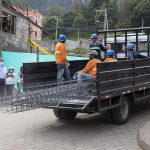 Materiales de construcción entregados a familias de La Gasca