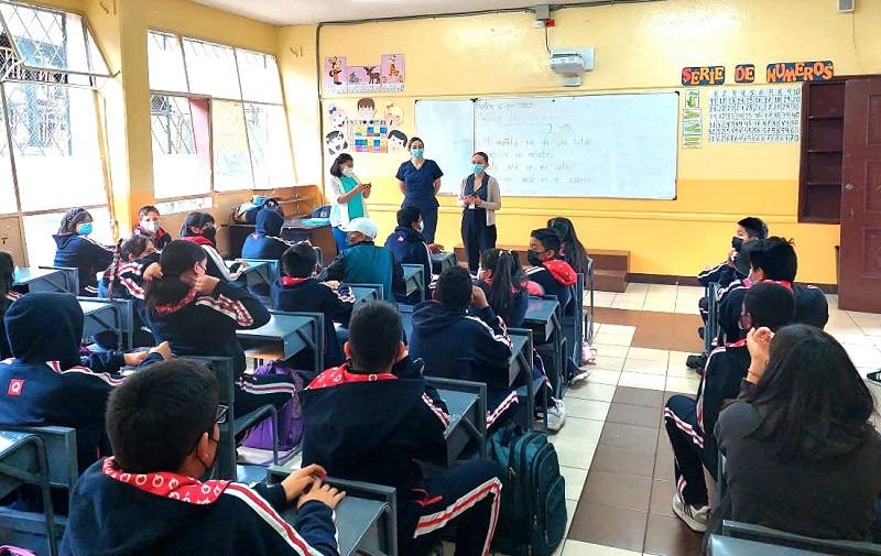 Estudiantes UEMS recibieron tamizaje sobre factores de riesgo