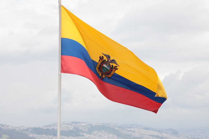 Bandera Ecuador
