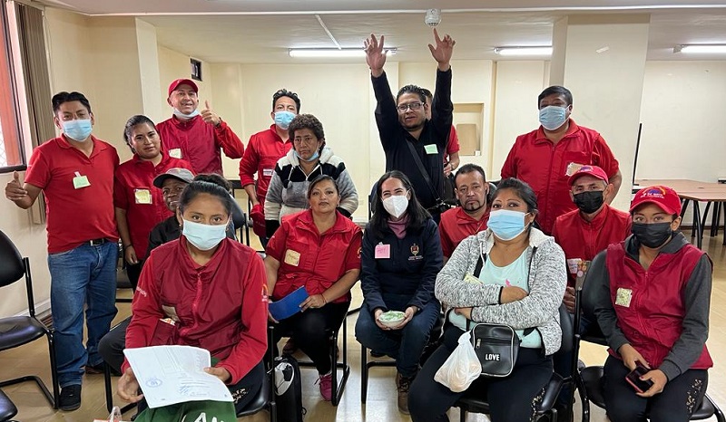 Capacitación comerciantes autónomos y transporte en temas de salud