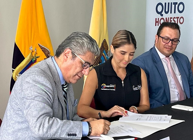 Conagopare Quito Honesto en acción