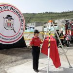 Primera piedra estación de bomberos Perucho