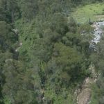 Dirigentes de La Comuna de Santa Clara de San Millán sobrevolaron las quebradas de El Tejado