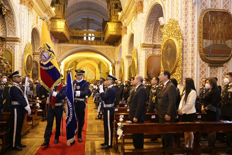 Te deum en conmemoración héroes Cordillera del Cóndor y Cenepa