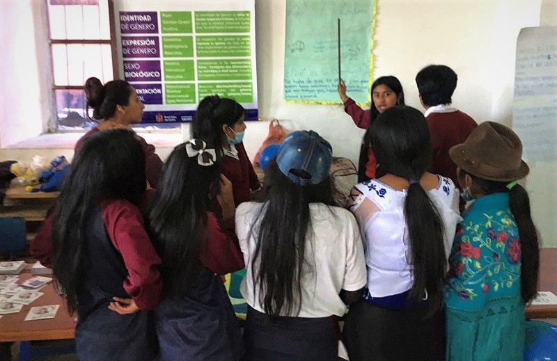 Adolescentes voceros en salud sexual y salud reproductiva realizan casa abierta para replicar conocimientos