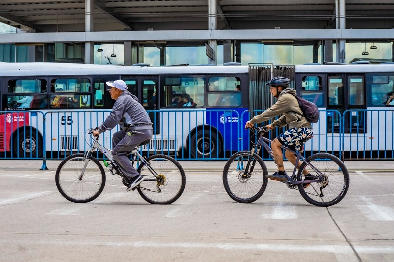 Trolebús y Ecovía contribuyen al uso de la bicicleta y a cuidar el ambiente