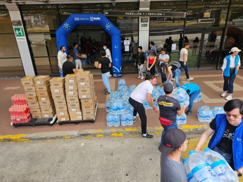 318.000 productos donados para familias afectadas por incendios forestales