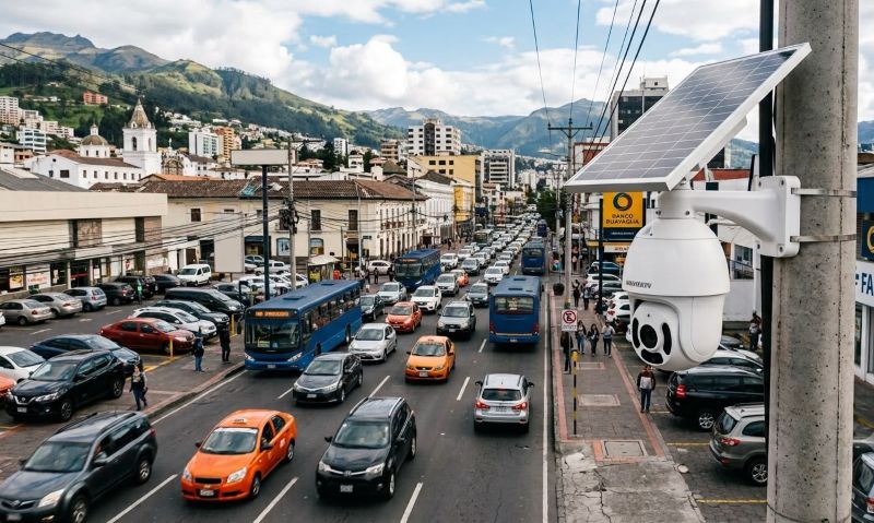 El sistema inteligente permitirá mejorar el control vial. Foto generada con IA.